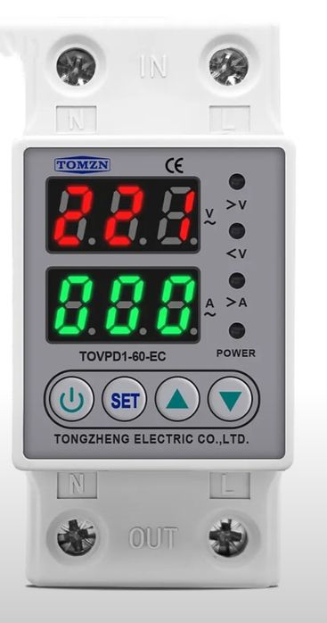 Прибор защиты от перепадов напряжения в сети.