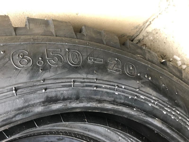 cauciucuri noi de fata 10PLY de u650 romanesc 6.50-20 de directie ZYWG