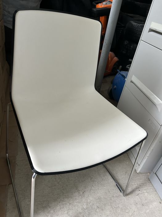 Scaun cadru metalic inox scaun vizitator birou sedinta conferinta