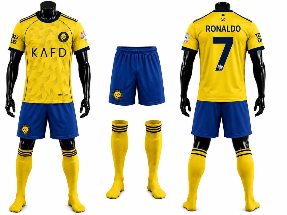 Ronaldo 2027 New Детски Екип сезон 26/27 AL NASSR Роналдо 7 Комплект с шорти