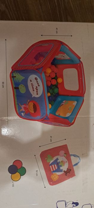 Baby fitness- сух басейн с омекотени страни и меки топки