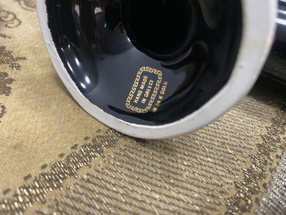 Гръцки салфетник и солници от порцелан