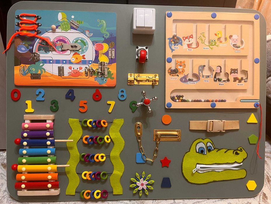 Бизиборды развивающие доски