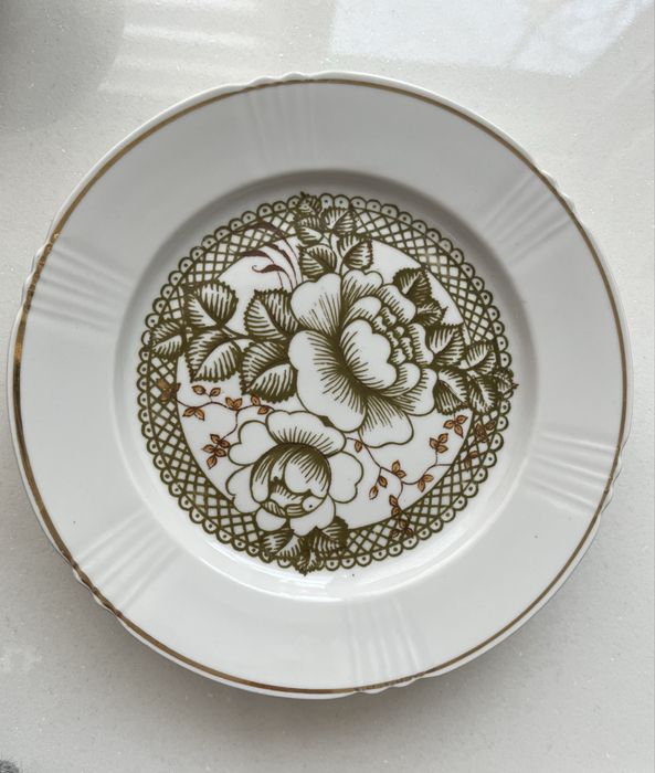 Тарелки десертные фарфор Дружковский фз