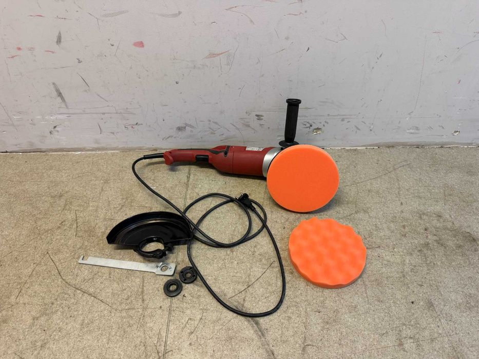 Ъглошлайф 180mm 1400W плавен старт рег. обороти + аксесоари за полиране/Поялник