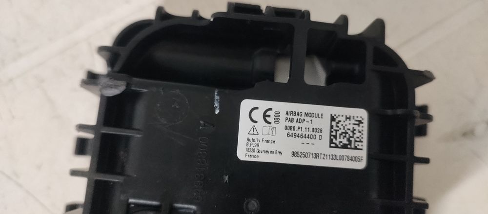 Airbag Renault austral volan și pasager