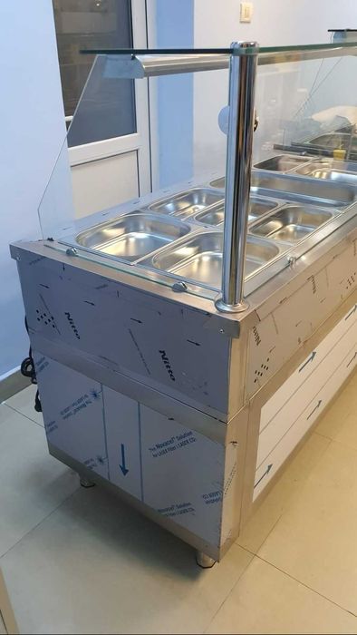 VITRINA Calda / Bain Marie /  AUTOSERVIRE 3-6 GN 1/1 / VITRINA Rece. /