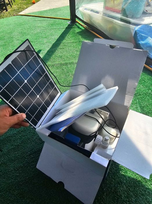 Camera video panou solar