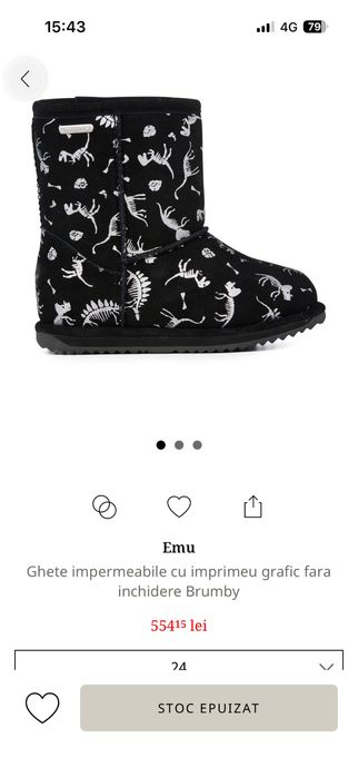 Ghete impermeabile emu nr 24