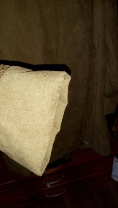 Дамско палто пастелно зеленикав цвят № XL