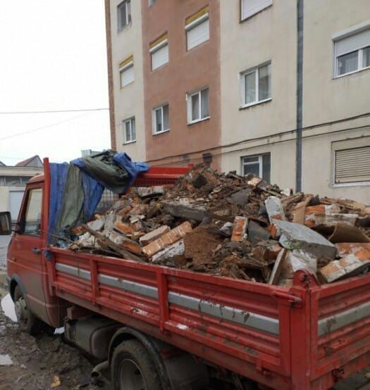 Transport moloz, agregate