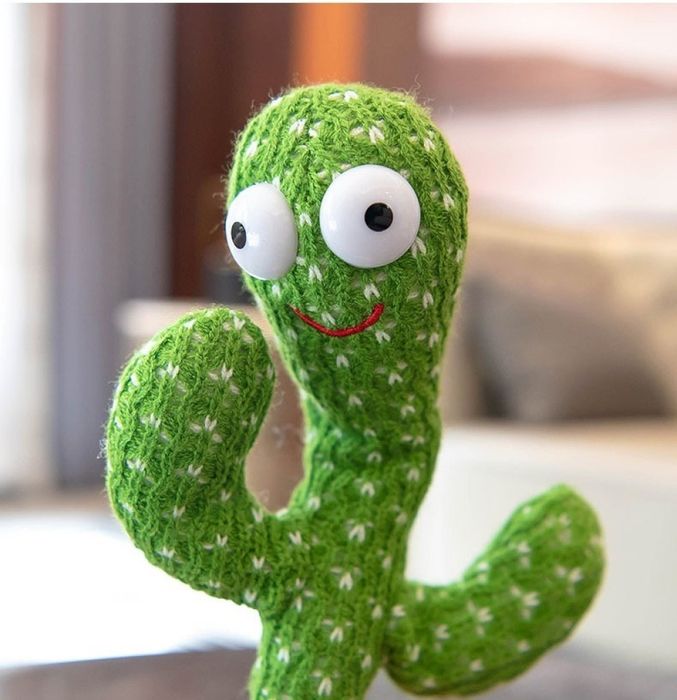 Оги - забавният, пеещ и танцуващ кактус играчка - на български и англи