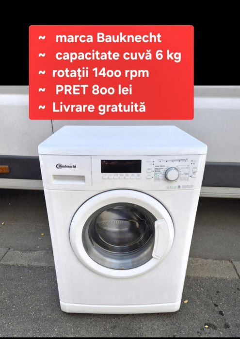 Masini de spalat rufe automate import Germania.  Wa plus 62200
