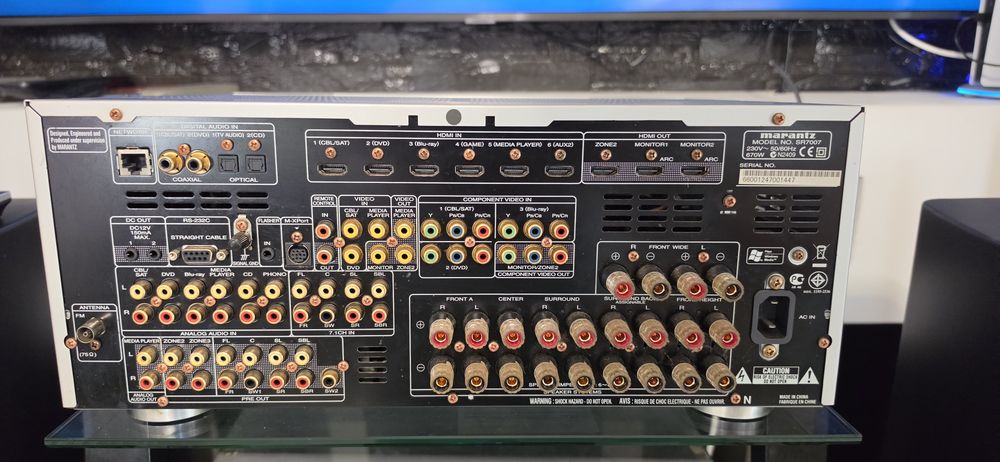 Receiver 7.2 Marantz SR7007 Internet Airplay 4k Usb Phono 125w
