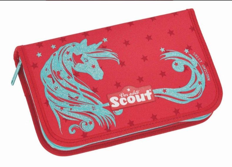 Ортопедична  раница Scout Genius Schulranzen Set Sweet unicorn 3tlg.