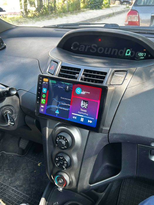Toyota Yaris - 9" Android 15 Мултимедия Тойота Ярис Навигация Андроид