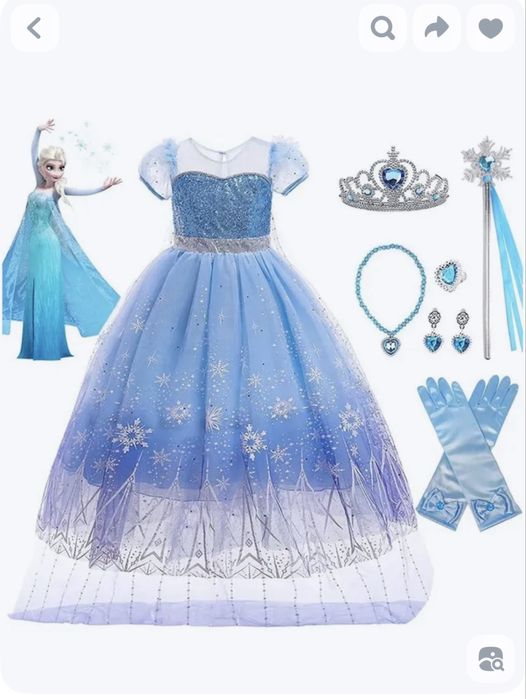 каранавальный костюм Эльзы