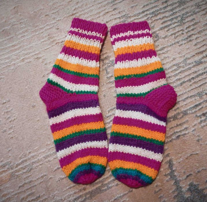 Носки вязаные взрослые