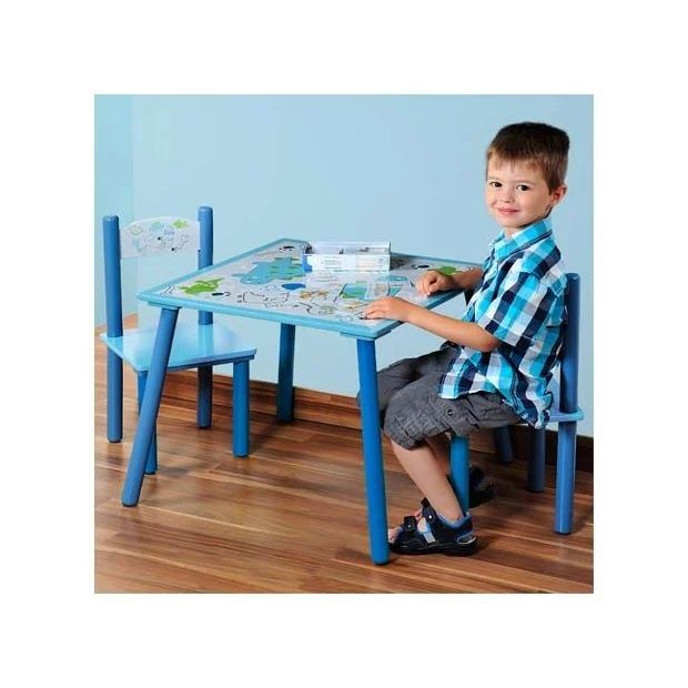 Детски сет масичка с 2 стола-в розово или синьо