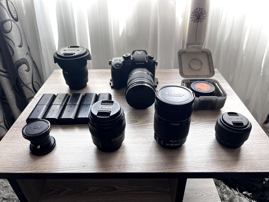 Panasonic GH5 + obiective