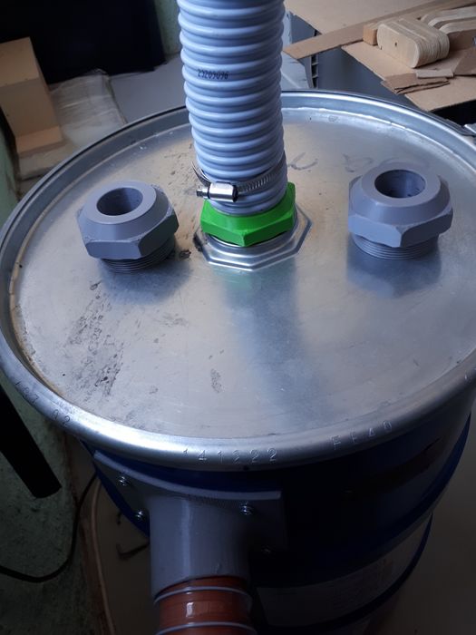 Преход с резба за варели / циклон аспирация