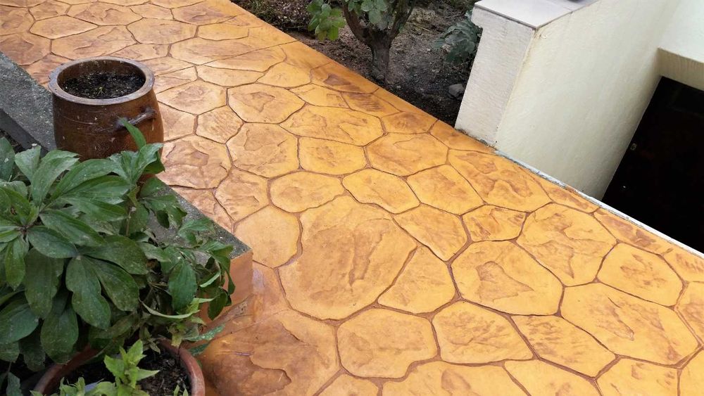 Beton Amprentat , Beton Amprentat în vertical, Beton Elicopterizat