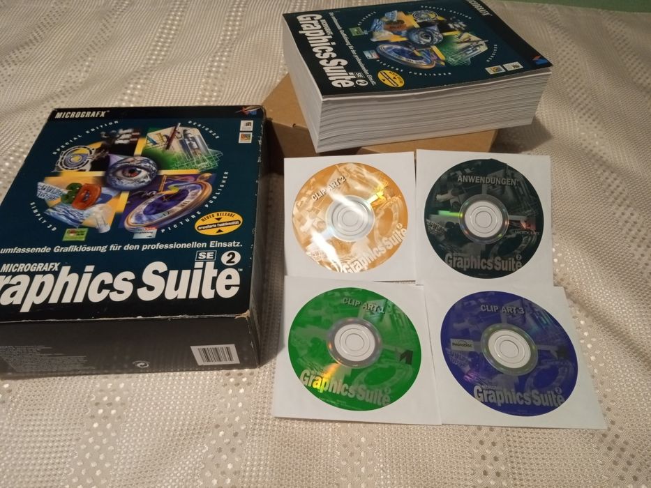 Suită grafică Micrografx 2 multifuncționala Windows 95, 97 Me, XP, NOU