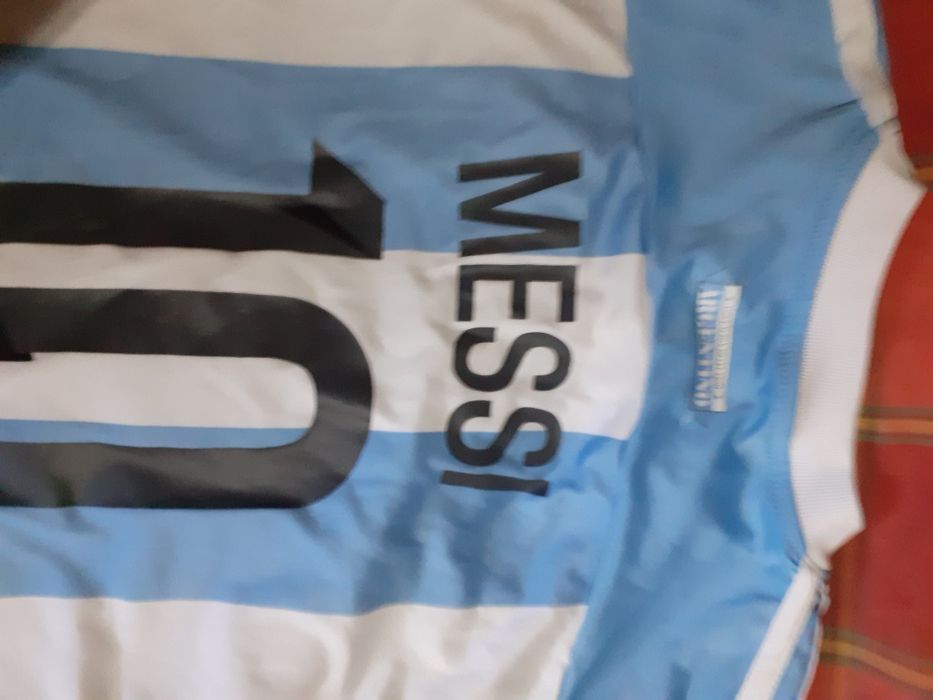 Tricou fotbal copii/Messi 10,Argentina 2015/Adidas 8/12 ani,150 cm