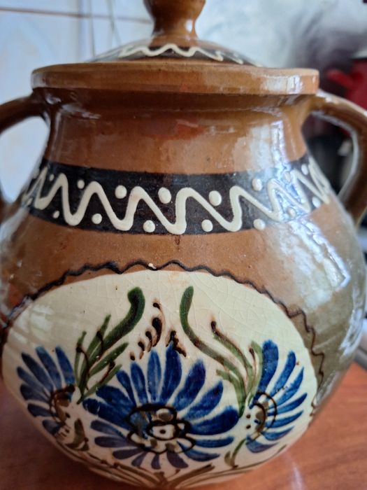 Oală de lut pentru sarmale