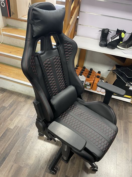 Геймърски / офис стол Nibe Black/Red