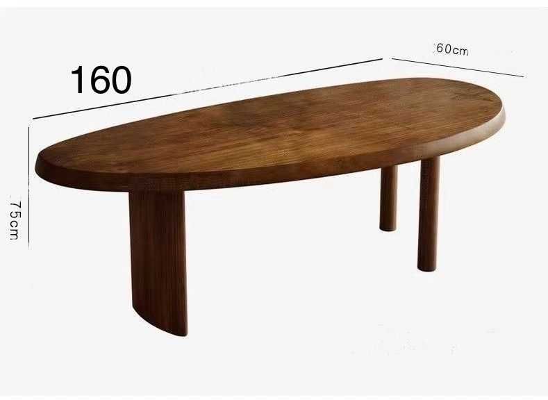 Комплект стол фигурный 160х60 см + 5 стульев