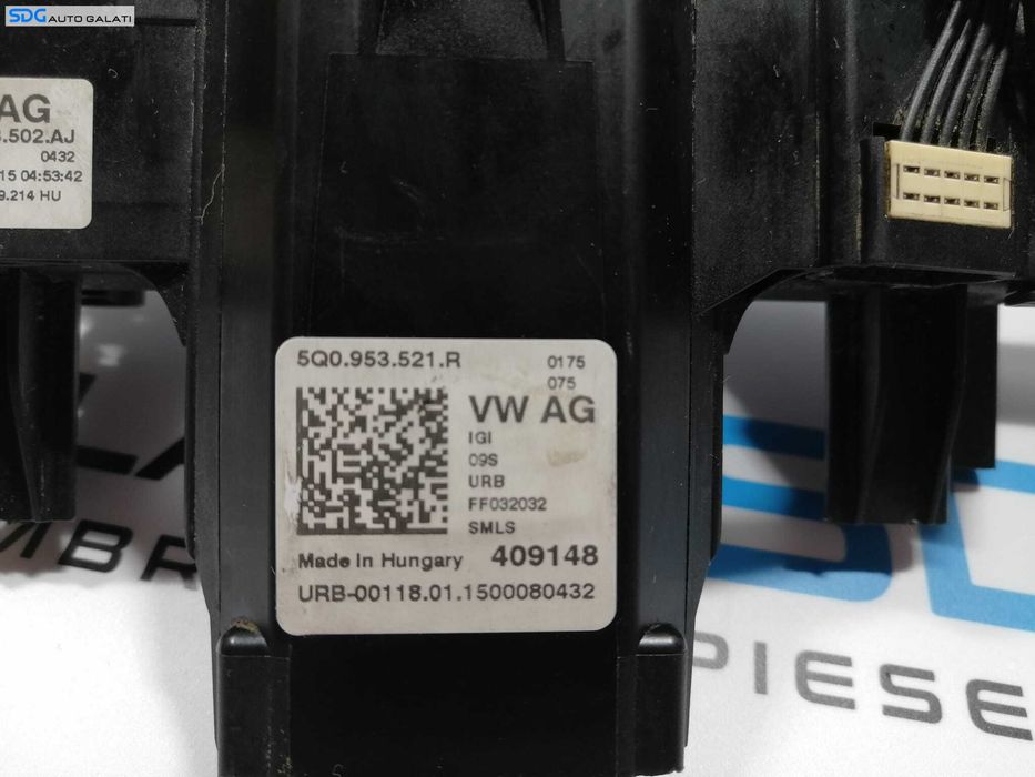 Maneta Semnalizare Faza Lunga Scurta Volkswagen Touran 2016 - 2023 Cod 5Q0953521R 5Q0953502AJ [AV2690]