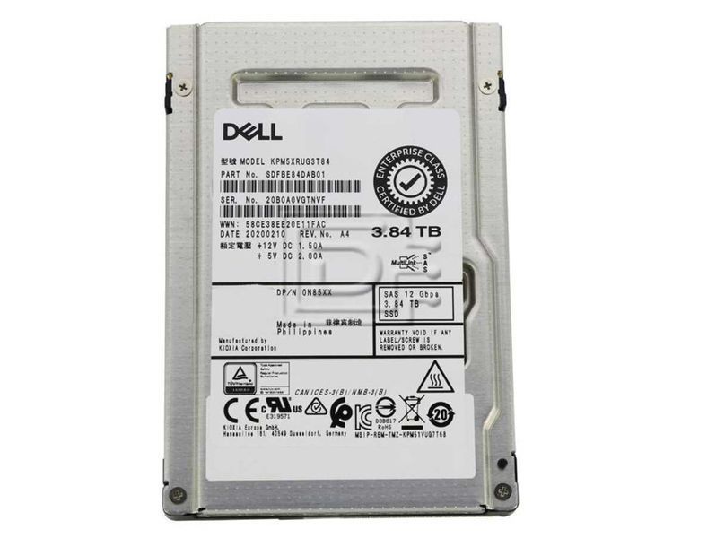 SAS 2.5" Dell KPM5XRUG3T84 3.84 TB | NOU in plastic bag