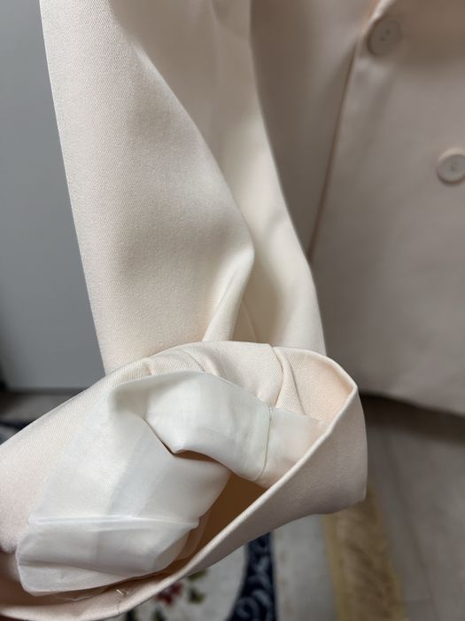 Пиджак притвленный с завязками