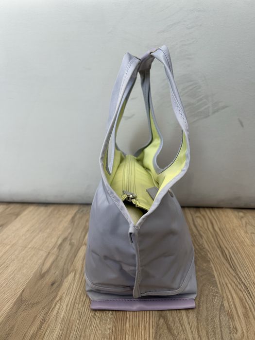 Лилаво зелена чанта