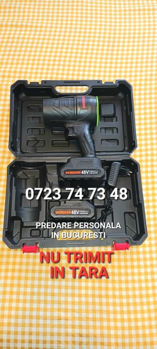 Suflanta frunze praf turbina presiune aer pe acumulatori NOUA SIGILATA