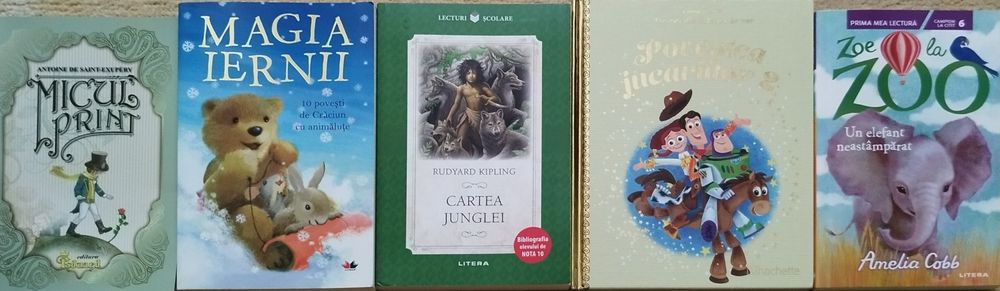 Vând diferite cărți pentru copii