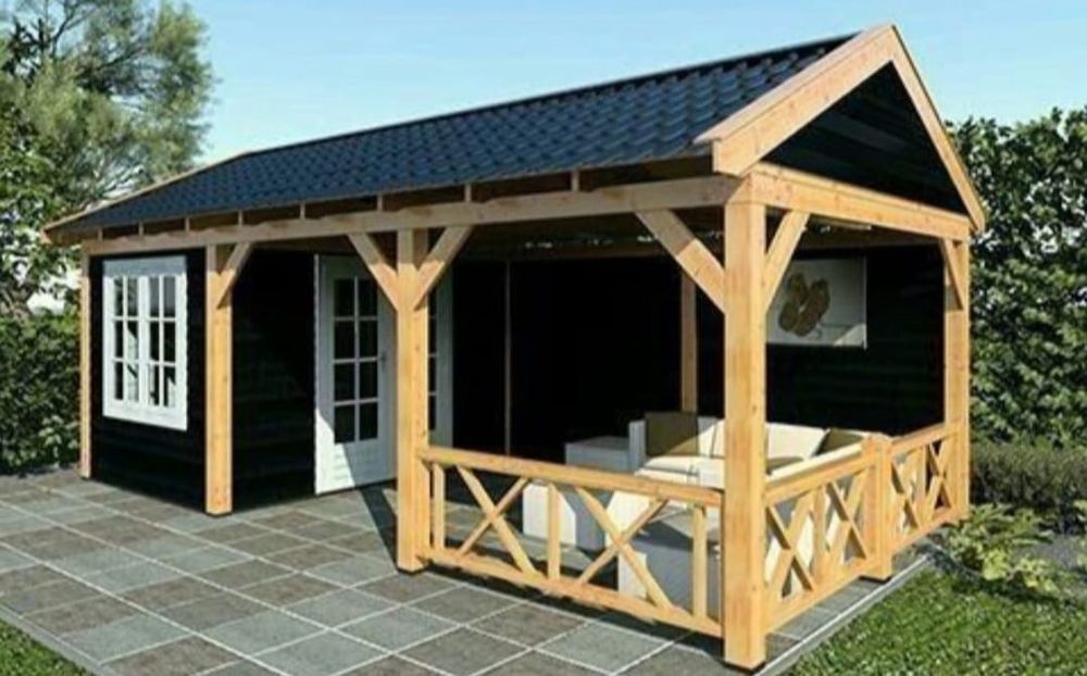 Cabane tip A-Frame & Foișoare terase din lemn