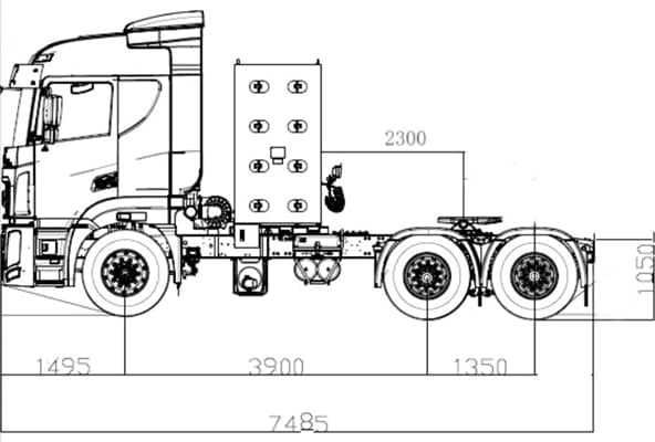 CAMC тиягач H9 CNG 6х4 Новая кабина