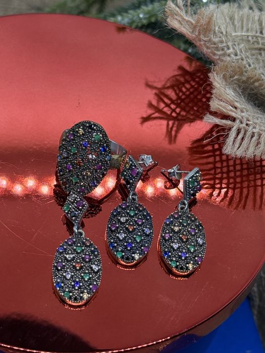 Set argint model vintage