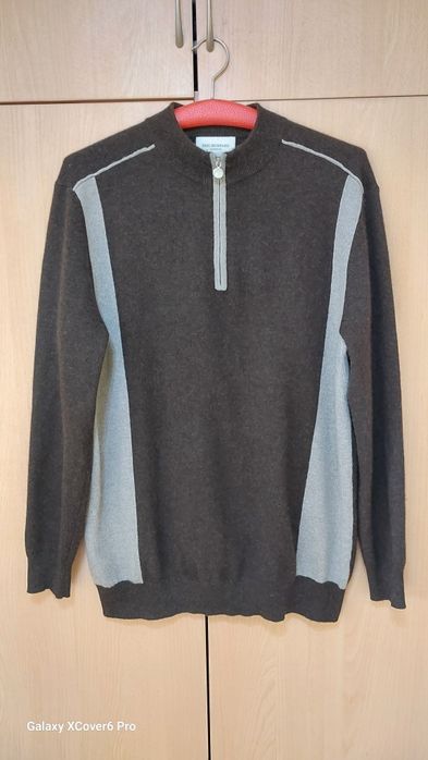 Мъжки пуловер ERIC BOMPARD. 100%кашмир. Размер S