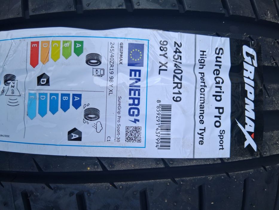 Anvelope noi vara Gripmax 245/40R19 275/35R19