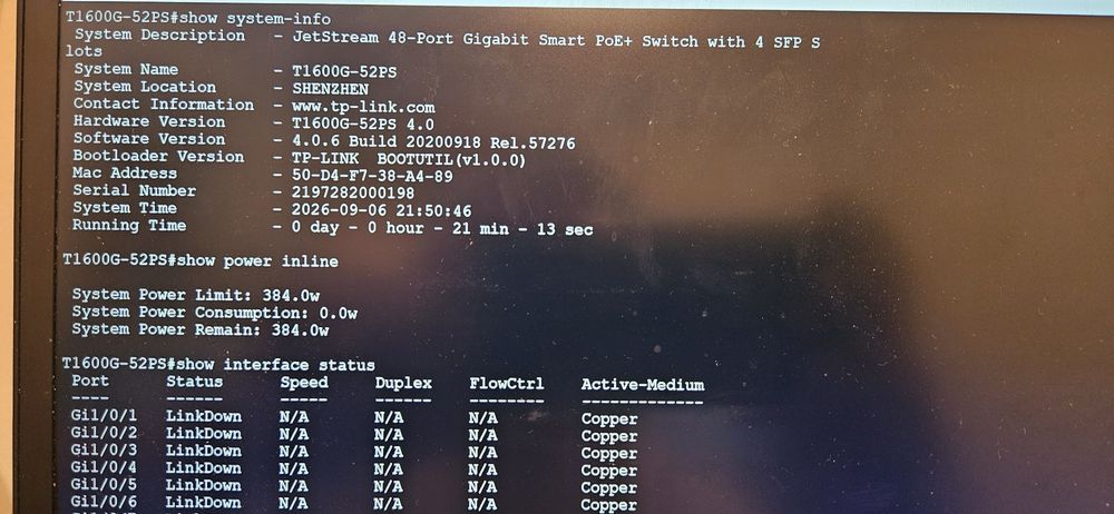Коммутатор TP-Link T1600G-52PS PoE+