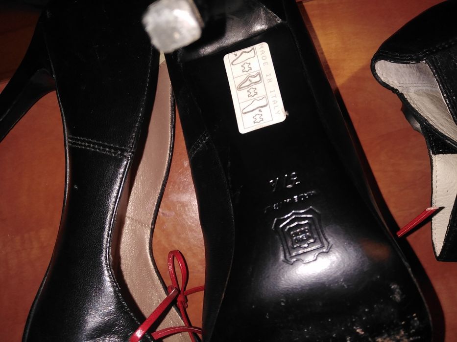 Pantofi din piele naturala,"Les Tropeziennes" Italia nr 38,purtat o si