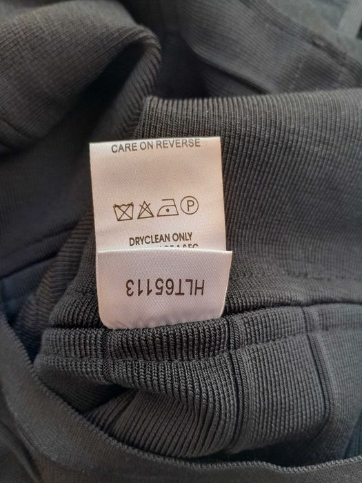 Къса черна рокля Herve Leger