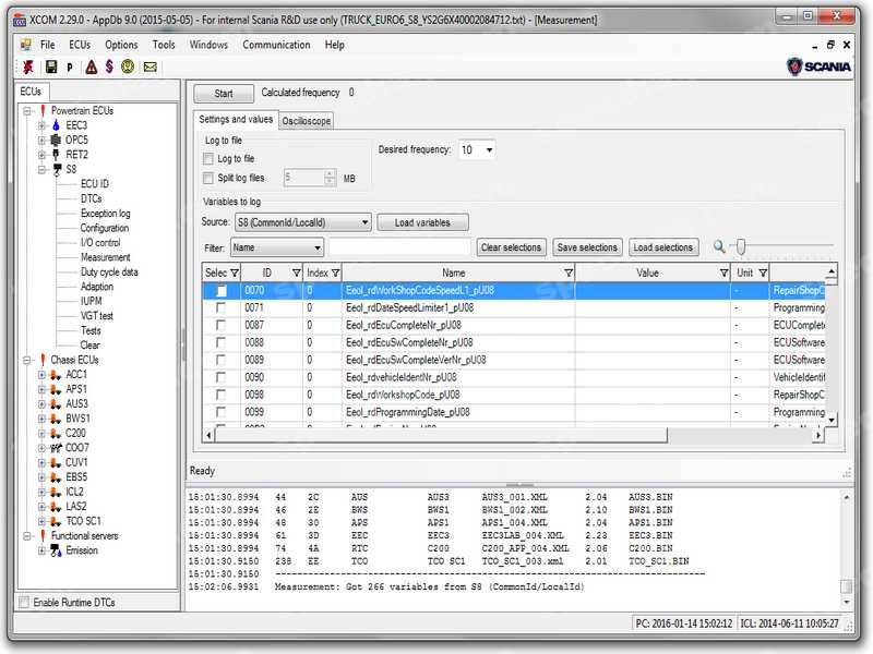 Scania XCOM EGR/AdBlue OFF и др.