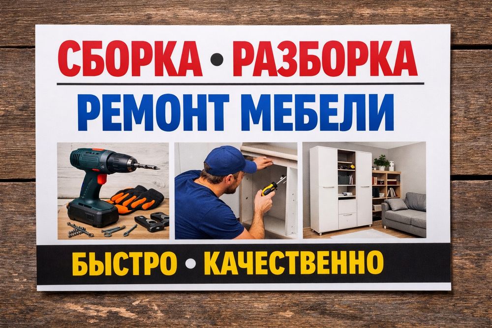 Mebelshik. Sborka.  Razborka.  Remont