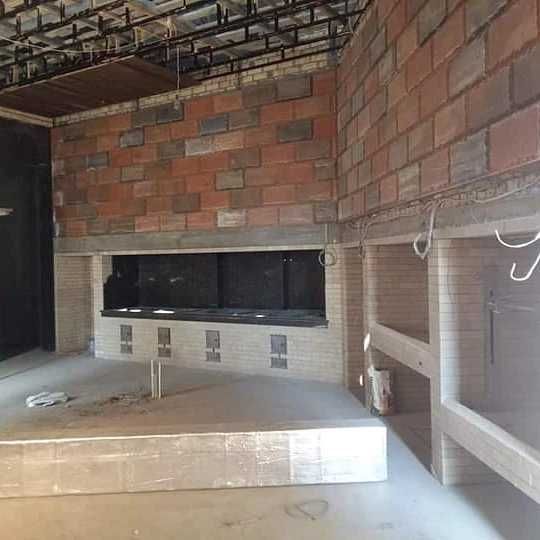 Летние кухня.и Камен печь