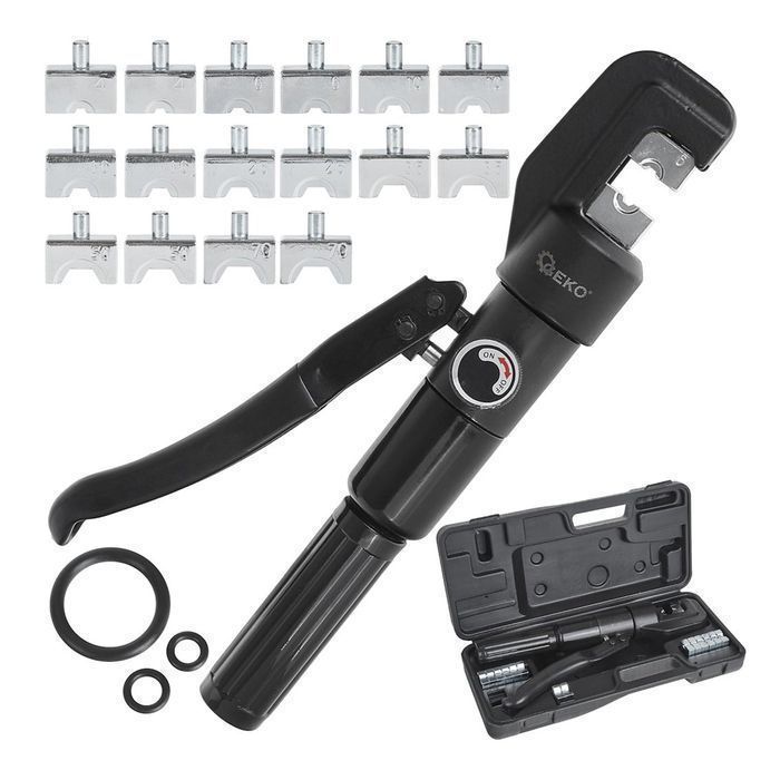 Cleste hidraulic pentru sertizat 4-70mm2 6 tone geko