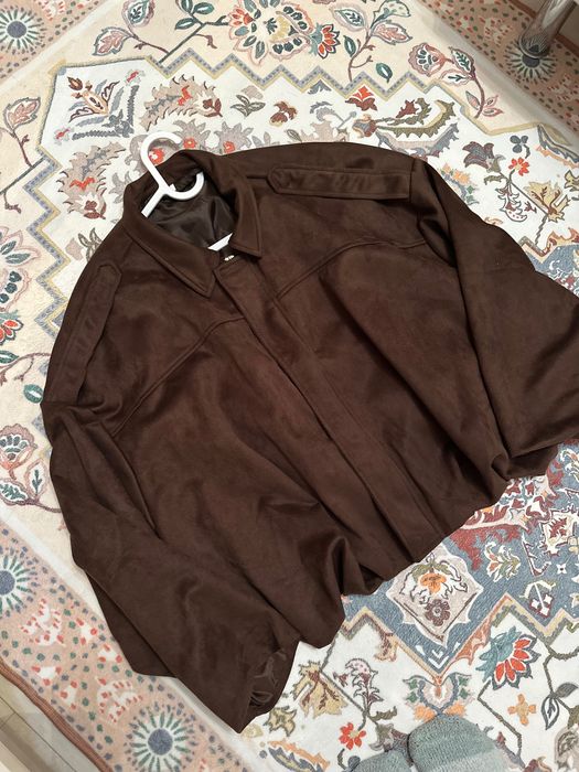 Кафяво велурено яке